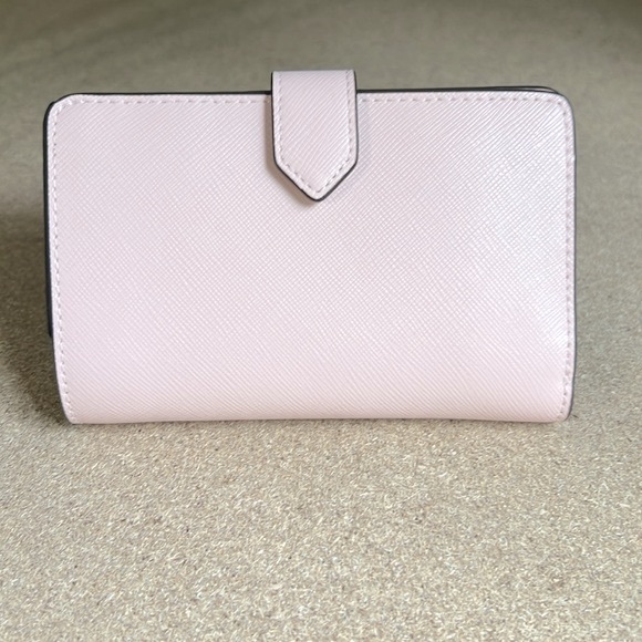 NWT Kate Spade Staci Medium Compact Bifold Wallet (Chalk Pink) - Picture 2 of 9